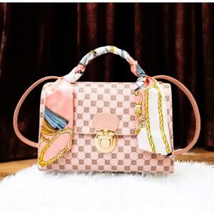Purse Pink Milk Pattern Wallet Tote Shoulder‎ Bag
